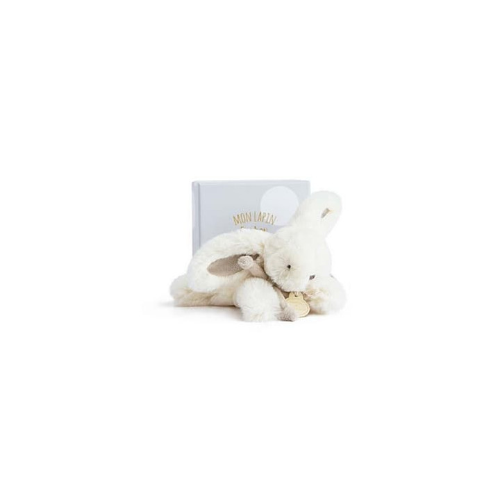Doudou Dárková sada - Plyšový králíček béžový 16 cm