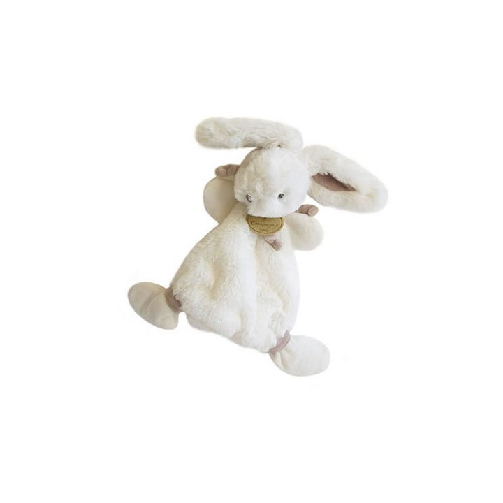 Doudou Dárková sada - Plyšový králíček krémový 26 cm