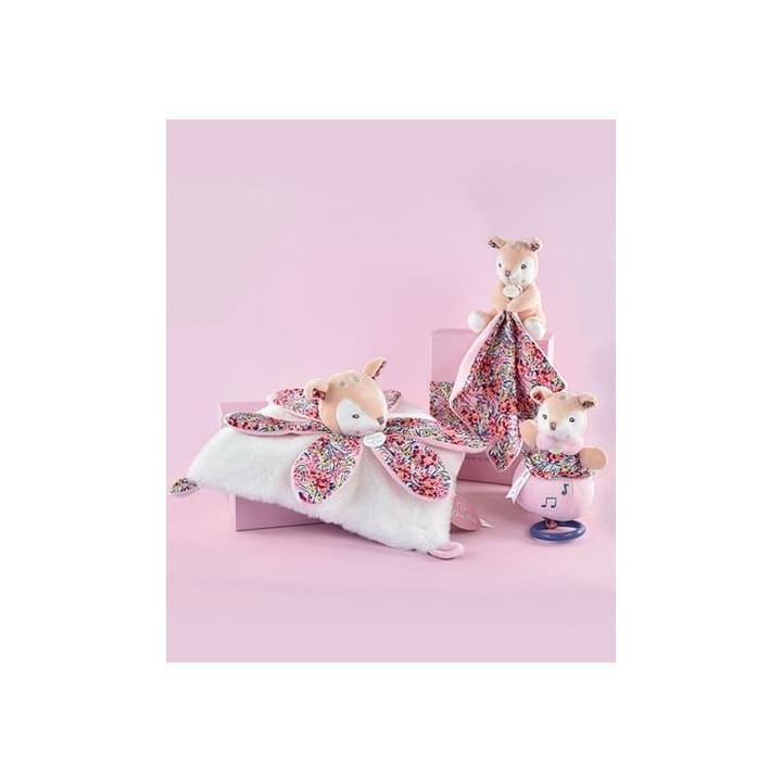 Doudou Dárková sada - Plyšová srnka hrající melodii 20 cm
