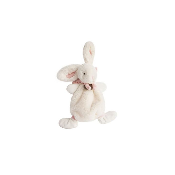 Doudou Dárková sada - Plyšový králíček růžový 26 cm