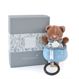Doudou Dárková sada - Plyšový medvídek hrající melodii 20 cm