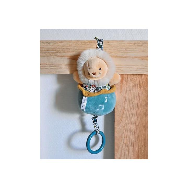 Doudou Dárková sada - Plyšový lvíček hrající melodii 20 cm