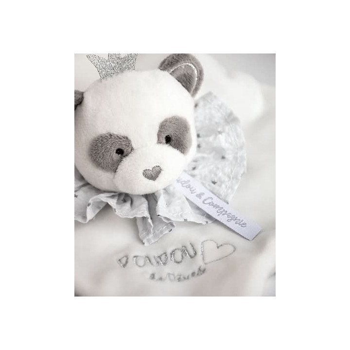 Doudou Dárková sada - plyšový usínáček panda 20 cm