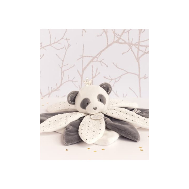 Doudou Dárková sada - plyšový usínáček panda 26 cm