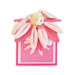 Doudou Dárková sada - plyšový usínáček králíček růžový 28 cm