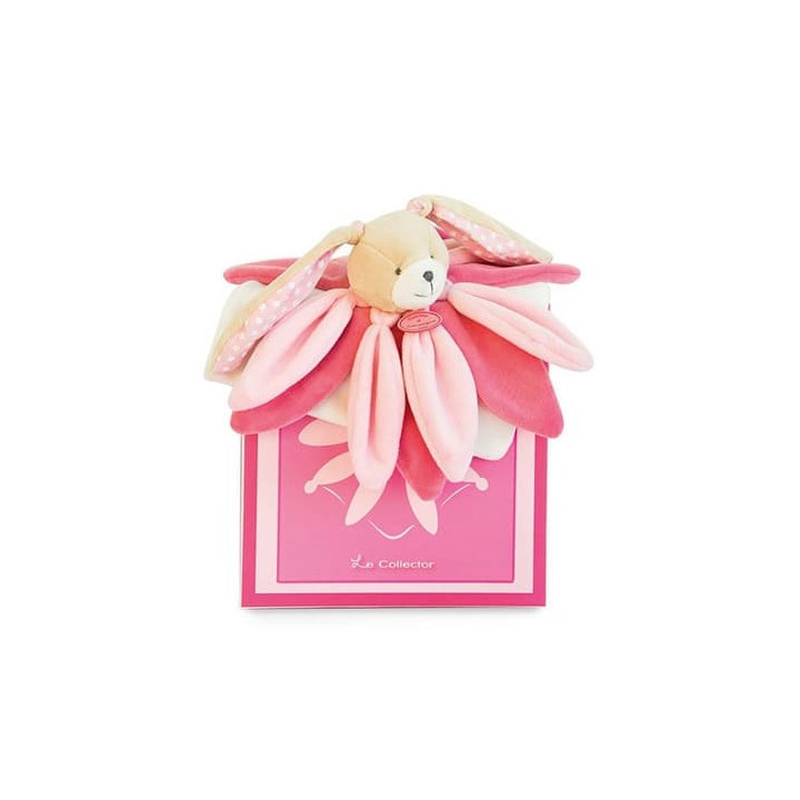 Doudou Dárková sada - plyšový usínáček králíček růžový 28 cm