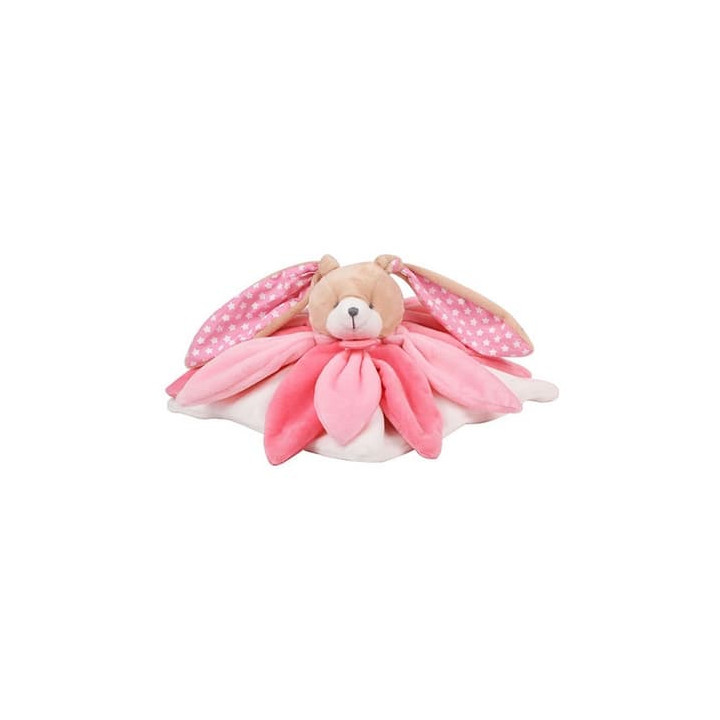 Doudou Dárková sada - plyšový usínáček králíček růžový 28 cm