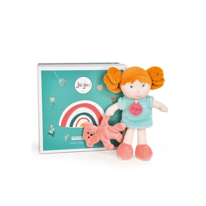 Doudou Jolijou Panenka Miss Mint 21 cm