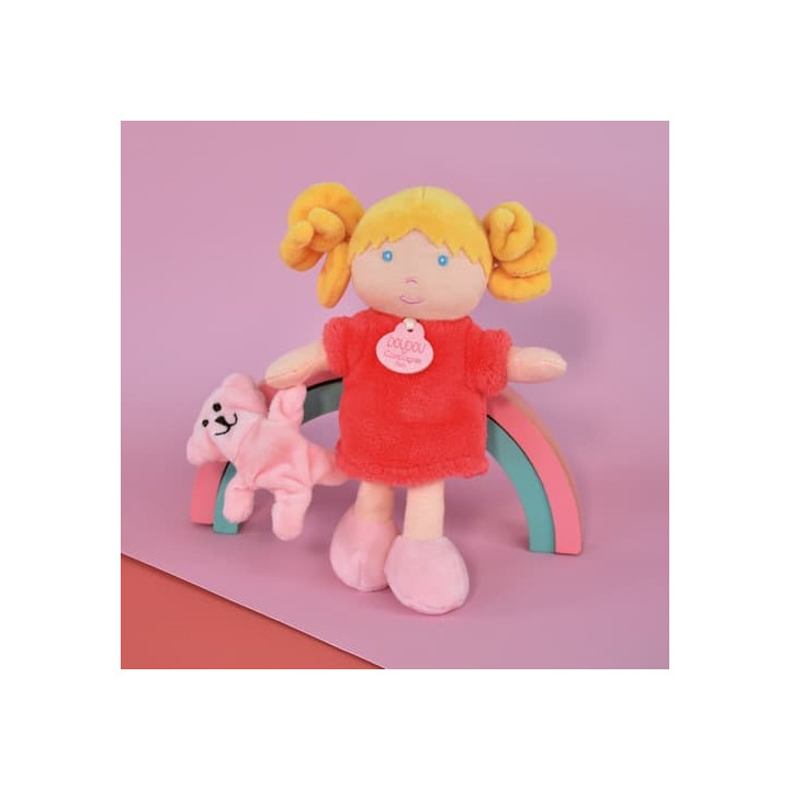 Doudou Jolijou Panenka Miss Coral 21 cm