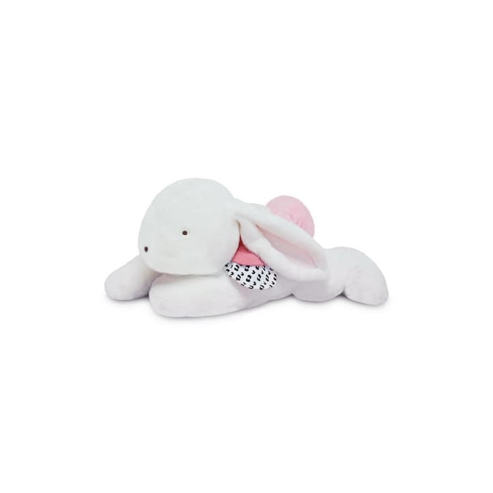 Doudou Plyšový králík s růžovou bambulkou 65 cm