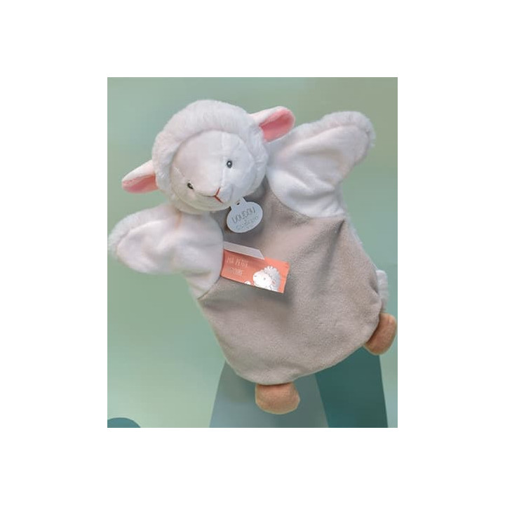 Doudou Plyšový maňásek ovečka 25 cm