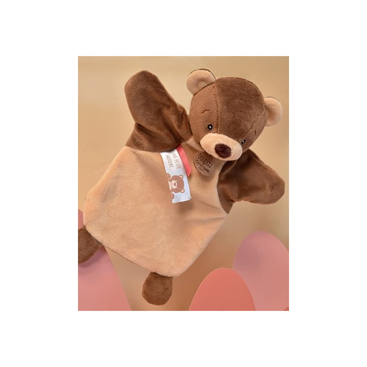 Doudou Plyšový maňásek medvídek 25 cm
