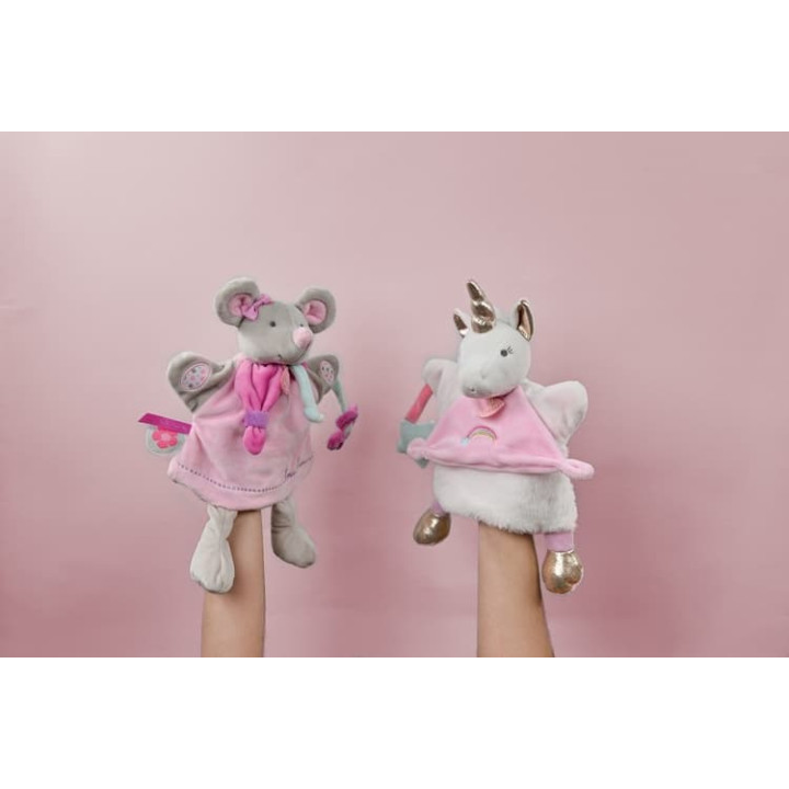 Doudou Plyšový maňásek myška 28 cm