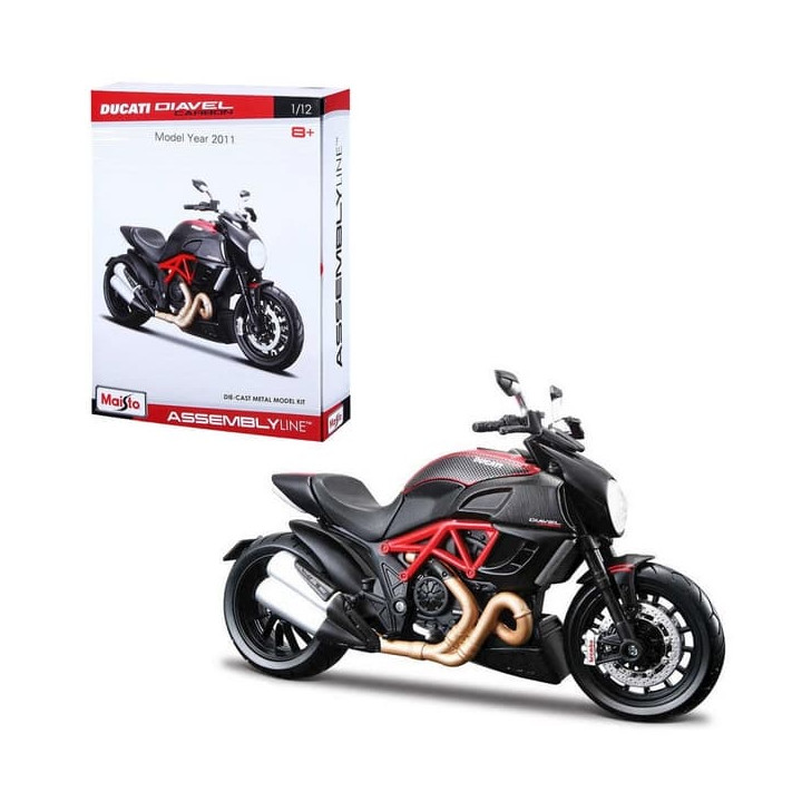 Maisto - Ducati Diavel Carbon - model k sestavení 1:12