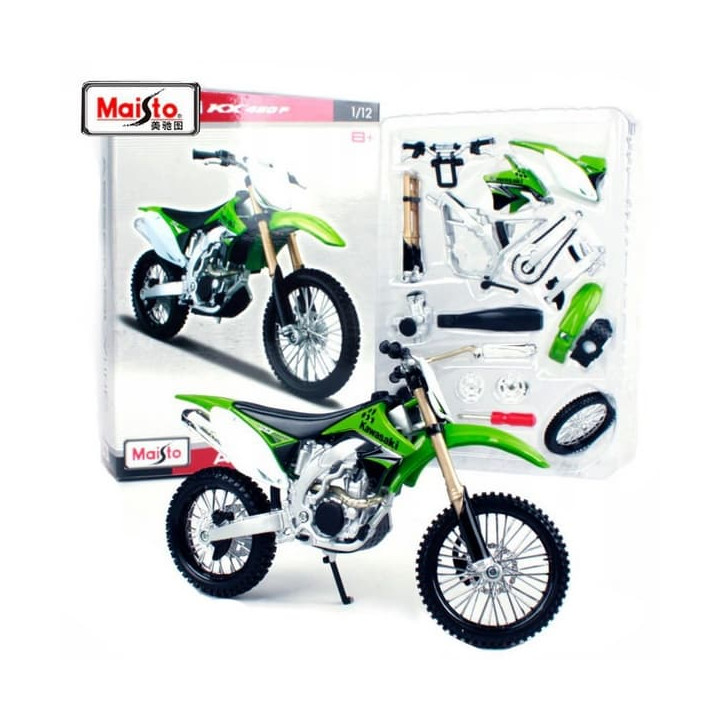 Maisto - Kawasaki KX 450F - model k sestavení 1:12