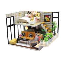 miniatura domečku Cynthiin prázdninový pokoj
