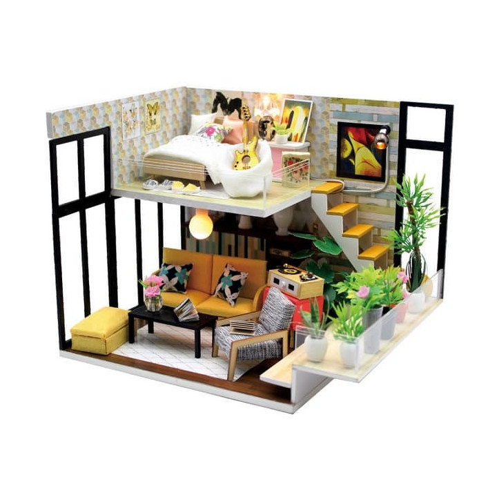 miniatura domečku Cynthiin prázdninový pokoj