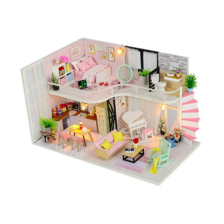 miniatura domečku Dům Anniny růžové melodie
