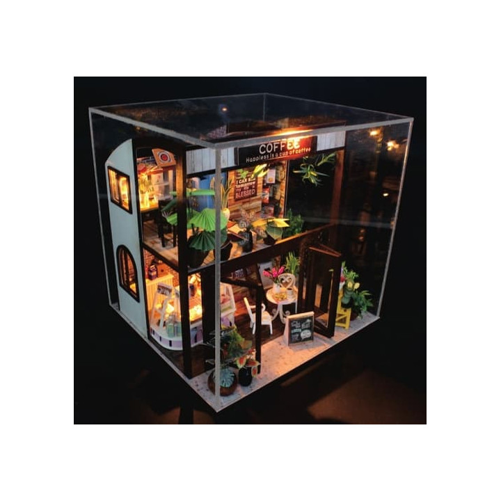 miniatura domečku Kavárna