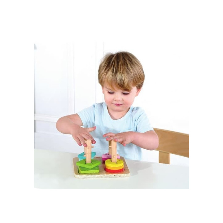 2Kids Toys Nasazování geometrické tvary