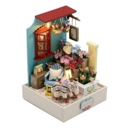 miniatura domečku Pokoj květinového odpočinku