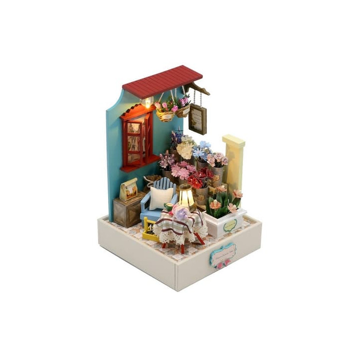miniatura domečku Pokoj květinového odpočinku