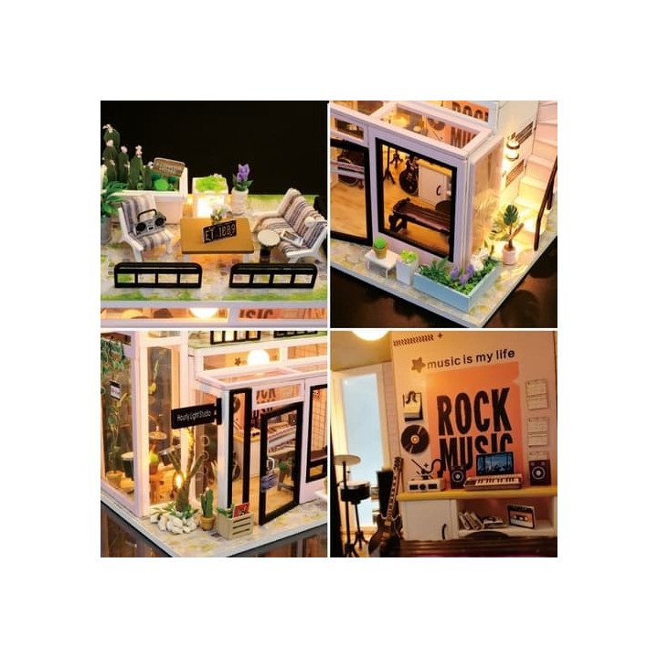miniatura domečku Hudební studio