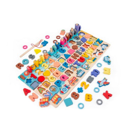 2Kids Toys Multifunkční deska vkládačka 6 v 1