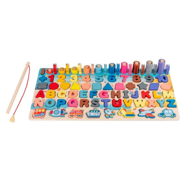2Kids Toys Multifunkční deska vkládačka 6 v 1