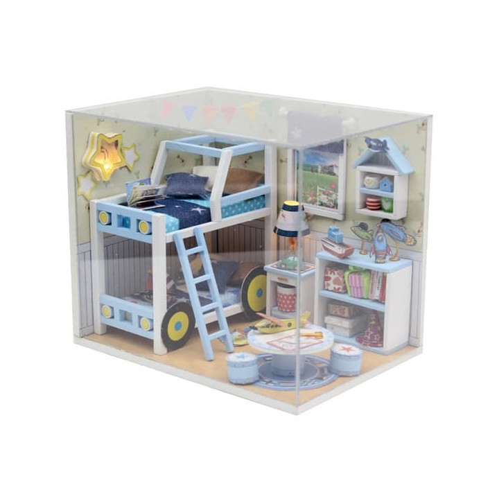 miniatura domečku Charlesův pokoj