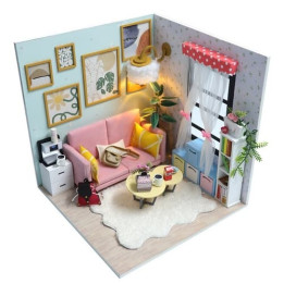 miniatura domečku Obývací pokoj Sluneční paprsek