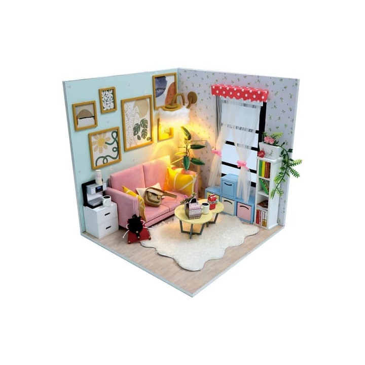 miniatura domečku Obývací pokoj Sluneční paprsek
