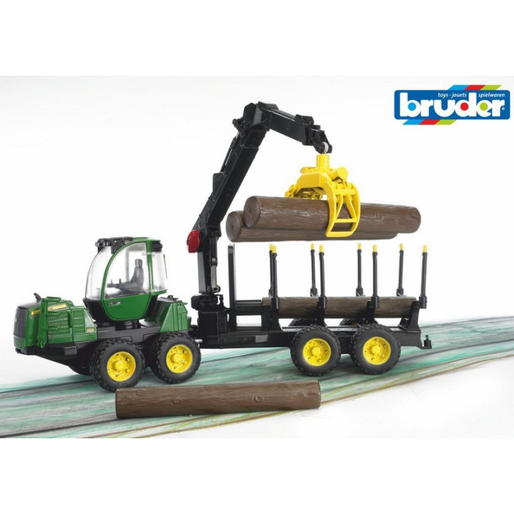Bruder 2133 Vyvážecí traktor se 4 kládami
