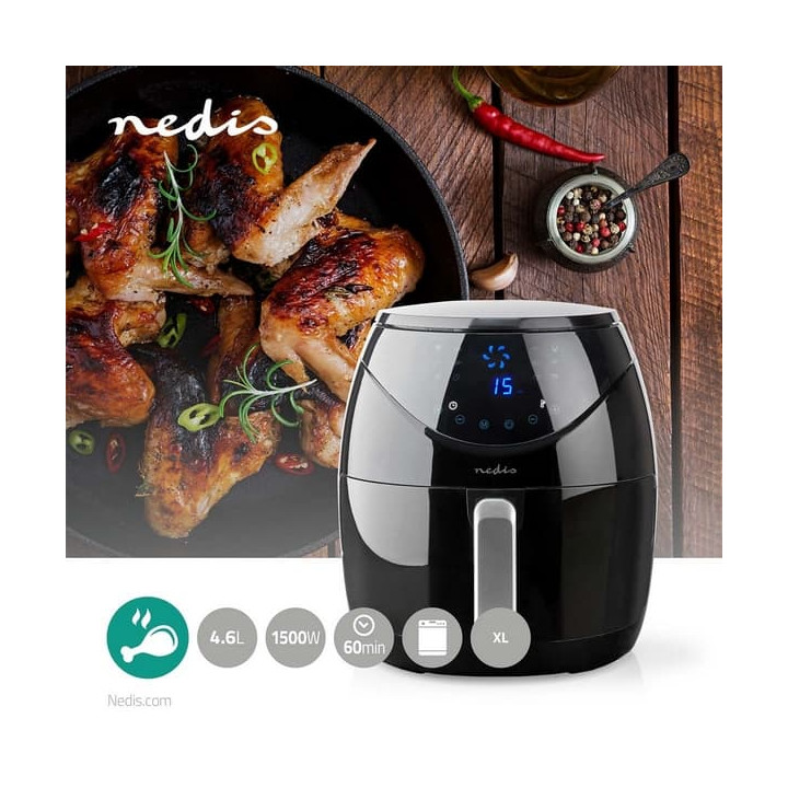 Fritéza NEDIS KAAF240EBK