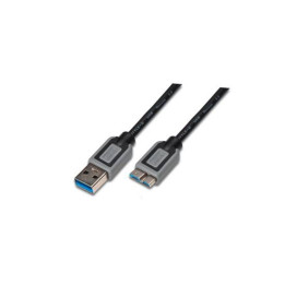 Kabel USB 3.0 A/Micro B 0,25 m černý