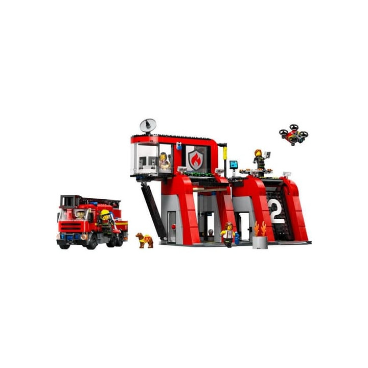 LEGO® City 60414 Hasičská stanice s hasičským vozem