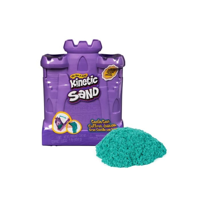 Kinetic sand forma hradu s tekutým pískem