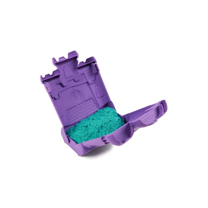 Kinetic sand forma hradu s tekutým pískem