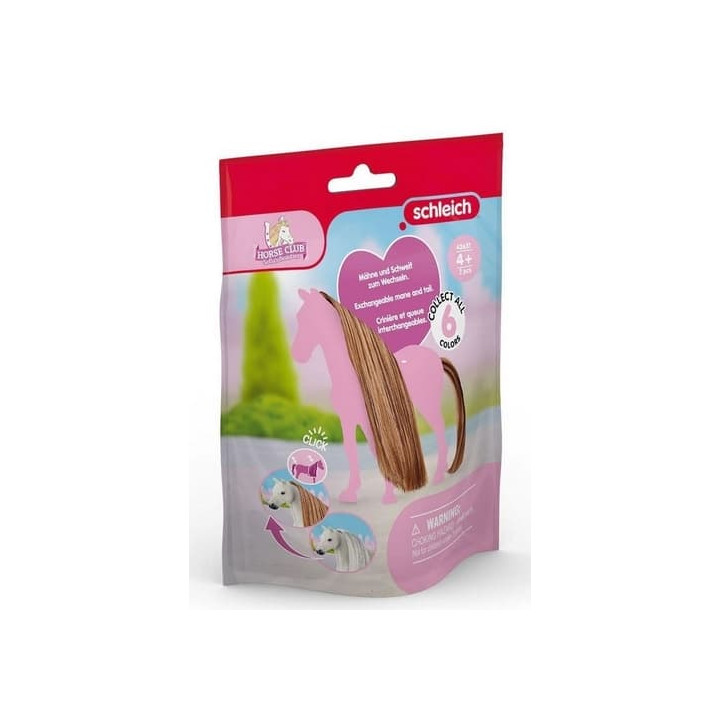 Schleich 42651 Hnědé doplňky na ocas a hřívu