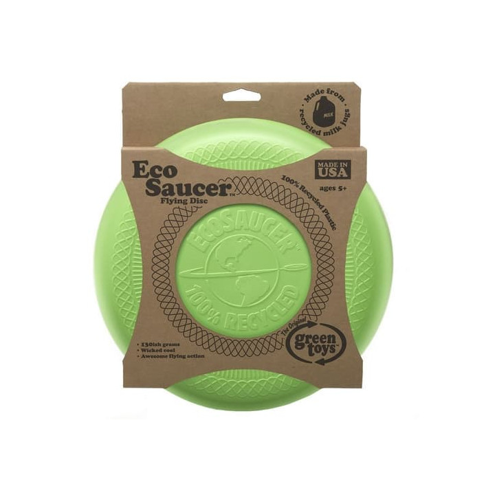 Green Toys Létající talíř EcoSaucer zelený