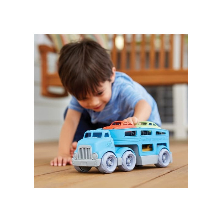 Green Toys Tahač s autíčky