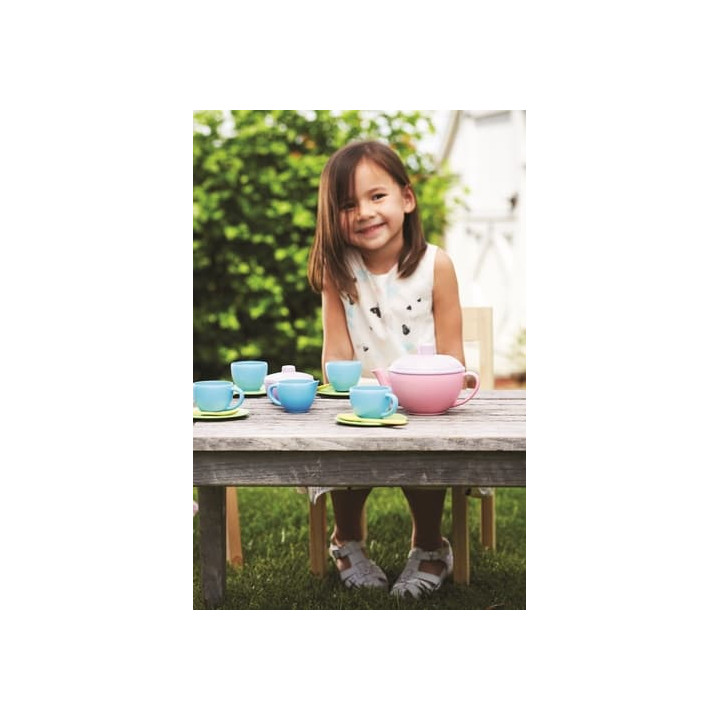 Green Toys Čajový set Pink 17 ks