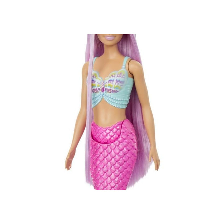 Barbie® POHÁDKOVÁ PANENKA S DLOUHÝMI VLASY - MOŘSKÁ PANNA