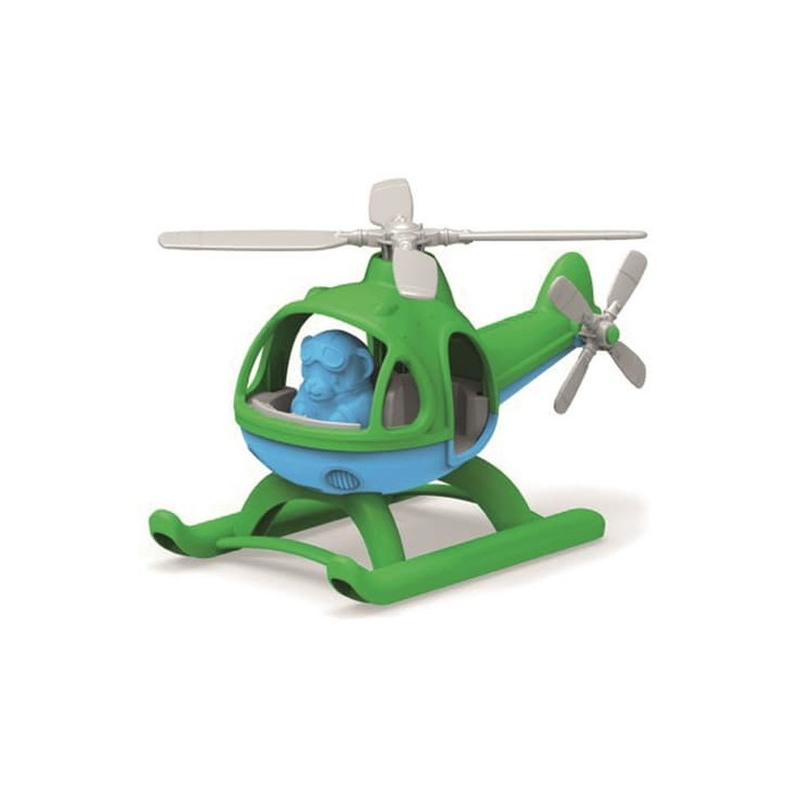 Green Toys Vrtulník zelený