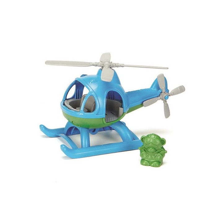 Green Toys Vrtulník modrý