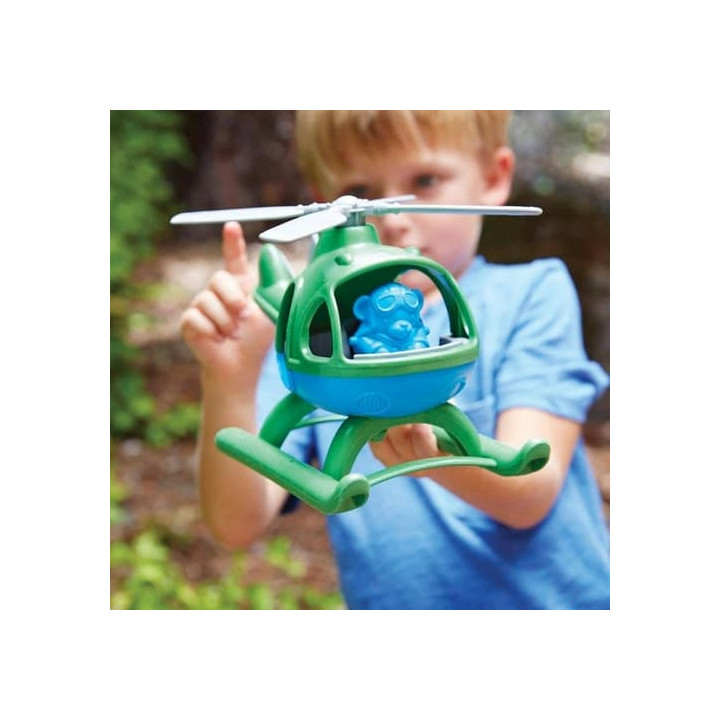 Green Toys Vrtulník modrý