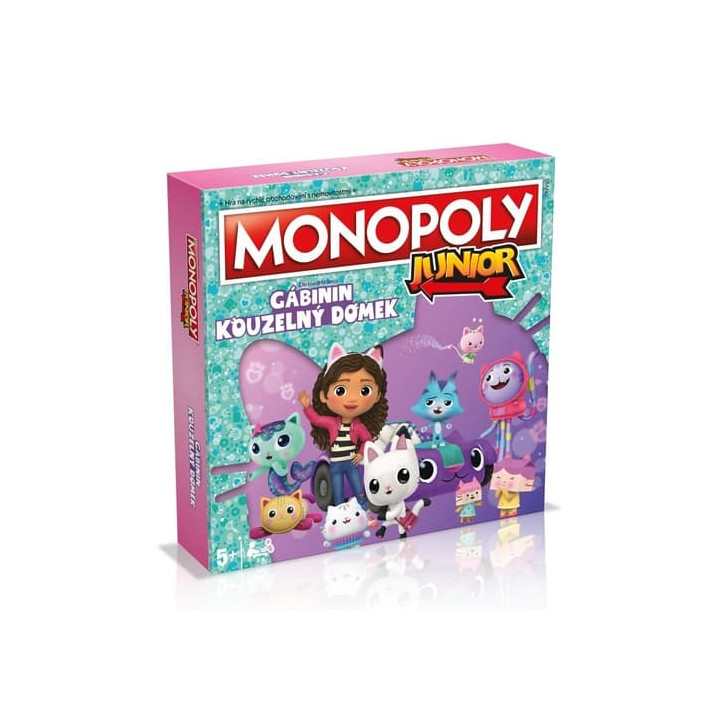Společenská hra Monopoly Junior Gábinčin kouzelný domeček