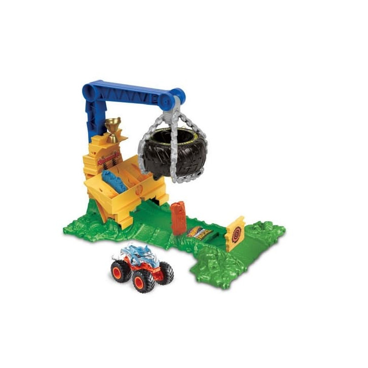 Hot Wheels: MONSTER TRUCKS ARÉNA - VÝZVA PRO RHINOMITA HERNÍ SET