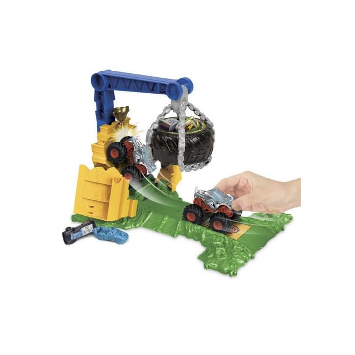 Hot Wheels: MONSTER TRUCKS ARÉNA - VÝZVA PRO RHINOMITA HERNÍ SET