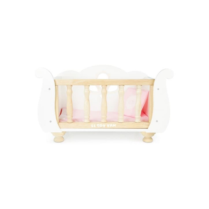 Le Toy Van Dřevěná postýlka Sleigh